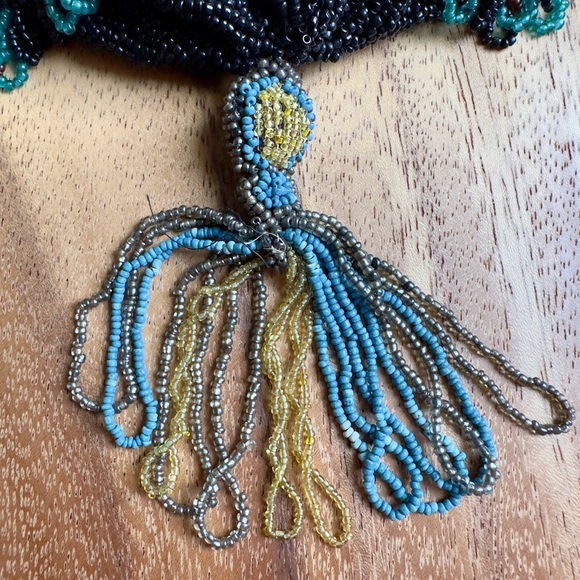 Roaring 20’s Flapper Vintage Beaded Pouch Purse Bag-Made in France 🧡 🛍️ - Picture 5 of 13